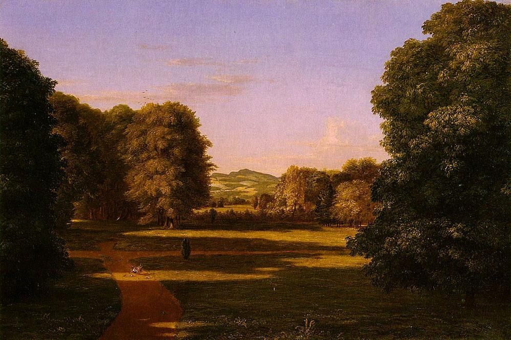 Thomas Cole The Gardens of the Van Rensselaer Manor House